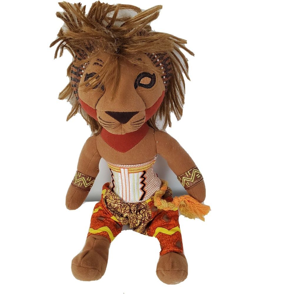The Lion King Broadway Musical Simba Plush Stuffed Toy‎ Doll